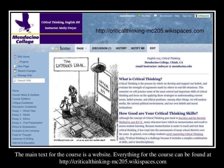 critical thinking mc205 critical thinking mc205